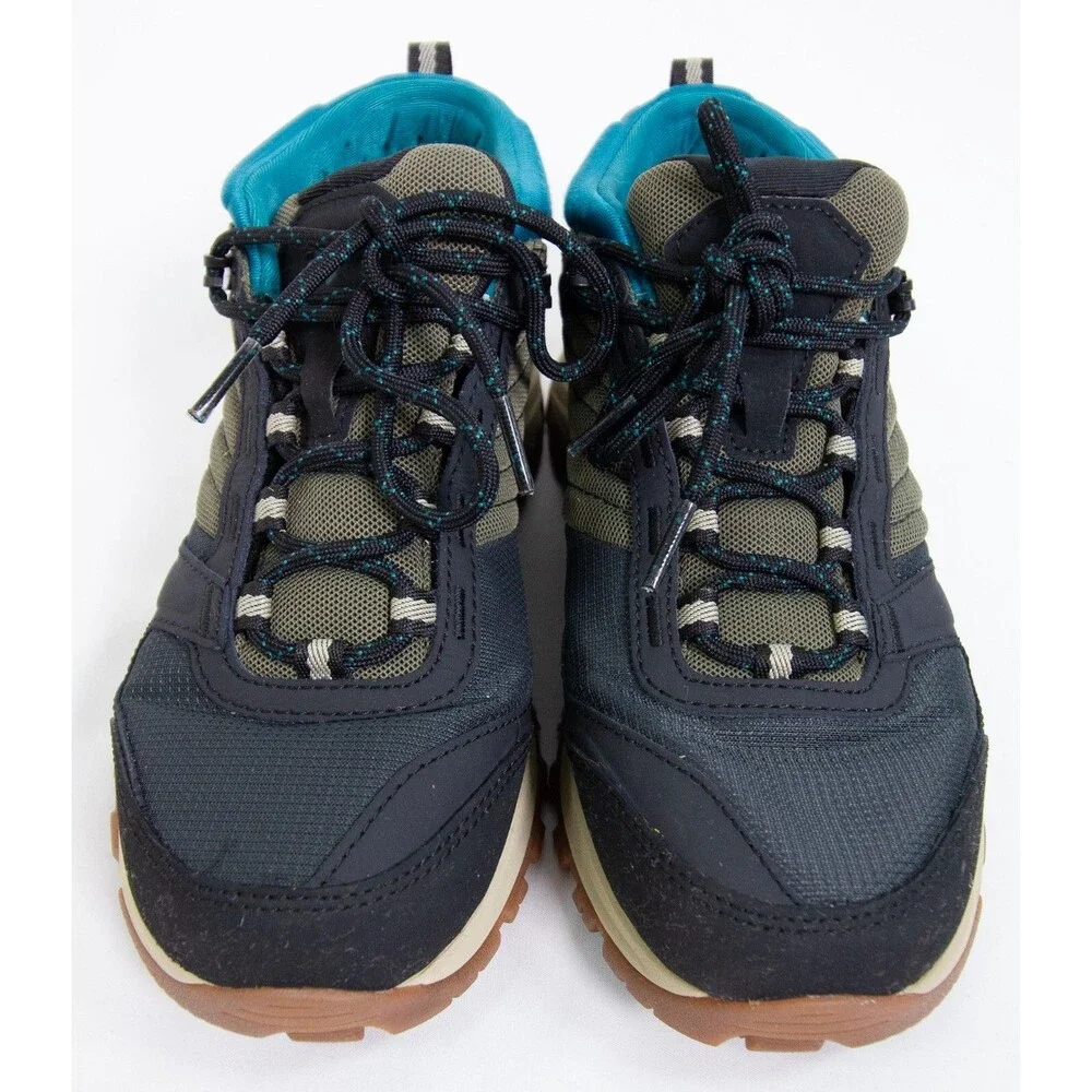 Columbia Terrebonne 2 Omni-Tech Lace Up Gray Hiking Boot Women Size 7 Gray Blue